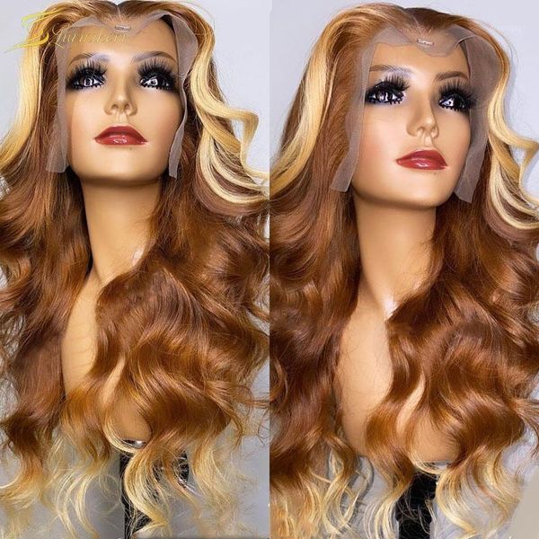 colored honey blonde highlight 13x4 lace front wig ombre wavy 4x4 closure human hair for black women full hd preplucked1, Black;brown
colored honey blonde highlight 13x4 lace front wig ombre wavy 4x4 closure human hair for black women full hd preplucked1, Black;brown