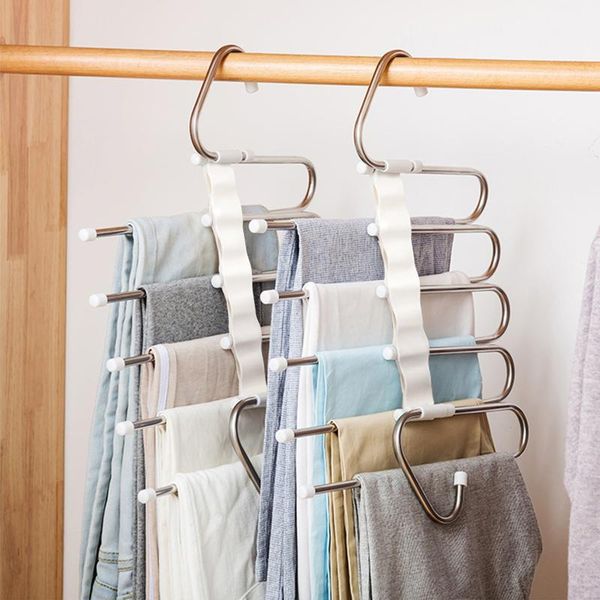 hangers & racks 5 in 1 pant rack hanger for clothes organizer multifunction shelves closet storage stainlesssteel magic trouser
hangers & racks 5 in 1 pant rack hanger for clothes organizer multifunction shelves closet storage stainlesssteel magic trouser