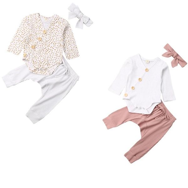 born infant baby girl clothes long sleeve bodysuits+pants+headband 3pcs outfits set clothing sets, White
born infant baby girl clothes long sleeve bodysuits+pants+headband 3pcs outfits set clothing sets, White
