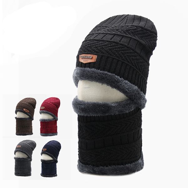brand caps autumn and winter warm neck protection wool cover hat men's plush thickened knitted head scarf two-piece set, Blue;gray
brand caps autumn and winter warm neck protection wool cover hat men's plush thickened knitted head scarf two-piece set, Blue;gray