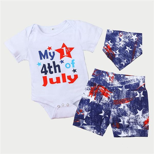 clothing sets 3pcs baby independence day outfit, letter print short sleeves romper + star shorts bib suit for toddler girls, boys, White
clothing sets 3pcs baby independence day outfit, letter print short sleeves romper + star shorts bib suit for toddler girls, boys, White