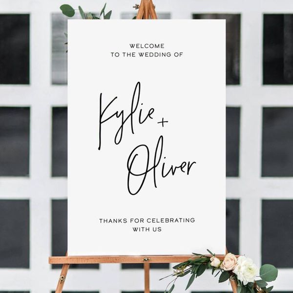 party decoration personalized wedding welcome sign calligraphy custom entrance for engagement canvas signature board
party decoration personalized wedding welcome sign calligraphy custom entrance for engagement canvas signature board