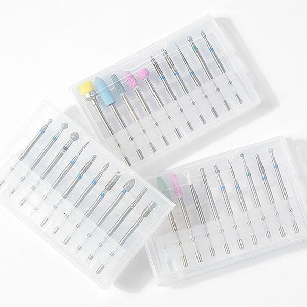 10pcs nail art grind drill bits for electric manicure machine bit file milling cutters gel polish cuticle removal brush1, Silver
10pcs nail art grind drill bits for electric manicure machine bit file milling cutters gel polish cuticle removal brush1, Silver