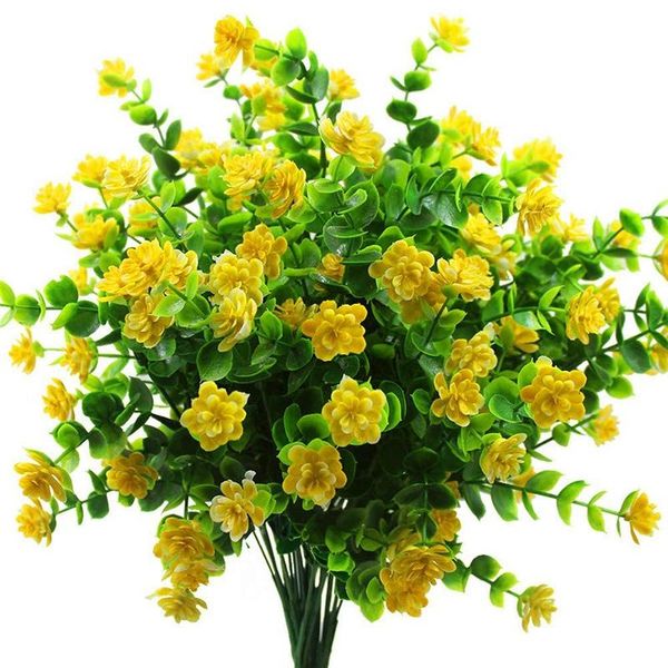 decorative flowers & wreaths 6pcs artificial flowers, fake outdoor uv resistant plants faux plastic greenery shrubs indoor outside hanging
decorative flowers & wreaths 6pcs artificial flowers, fake outdoor uv resistant plants faux plastic greenery shrubs indoor outside hanging
