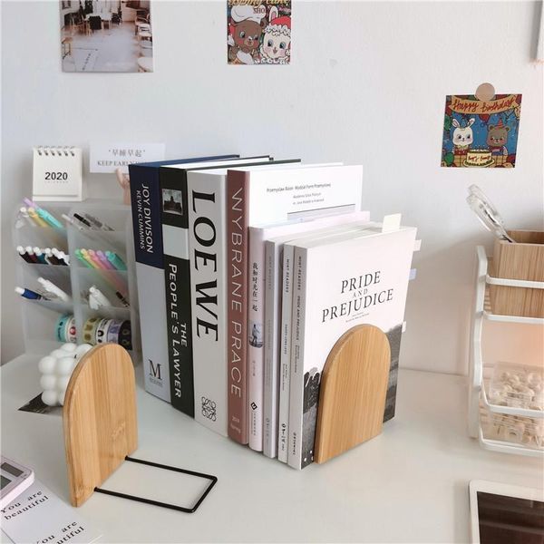 hooks & rails nature wooden bookends non-skid book holder portable storage shelf magazines dvd bookrack for study office desktop
hooks & rails nature wooden bookends non-skid book holder portable storage shelf magazines dvd bookrack for study office desktop