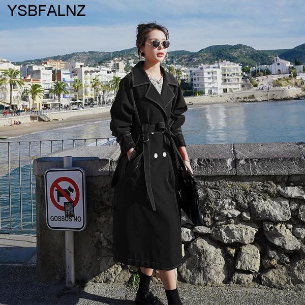 women's trench coats coat women double button lapel long elegant slim high street red solid 2021 autumn fashion belt loose plus size cl, Tan;black
women's trench coats coat women double button lapel long elegant slim high street red solid 2021 autumn fashion belt loose plus size cl, Tan;black
