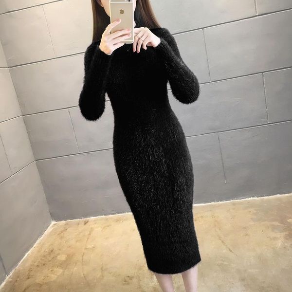 casual dresses 2021 autumn winter women thick warm round neck purple dress long sleeve female calf-length vestidos x370, Black;gray
casual dresses 2021 autumn winter women thick warm round neck purple dress long sleeve female calf-length vestidos x370, Black;gray