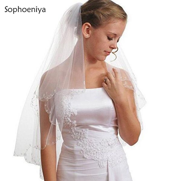 bridal veils 2021 arrival wedding veil accessories short beading simple white ivory one layer with comb, Black
bridal veils 2021 arrival wedding veil accessories short beading simple white ivory one layer with comb, Black