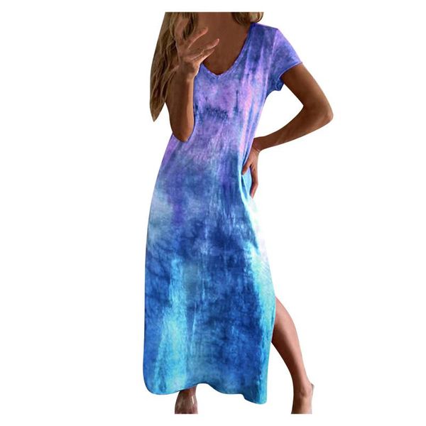 casual dresses summer chic maxi long for women 2021 tie dye print sundress gradient loose side slit v neck boho robe longue, Black;gray
casual dresses summer chic maxi long for women 2021 tie dye print sundress gradient loose side slit v neck boho robe longue, Black;gray