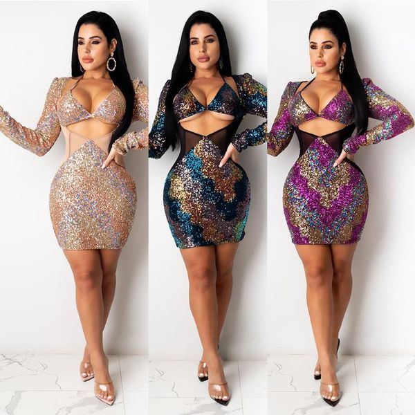 european and american women's temperament commuter printed sequined long-sleeved dress nightclub clothes casual dresses, Black;gray
european and american women's temperament commuter printed sequined long-sleeved dress nightclub clothes casual dresses, Black;gray