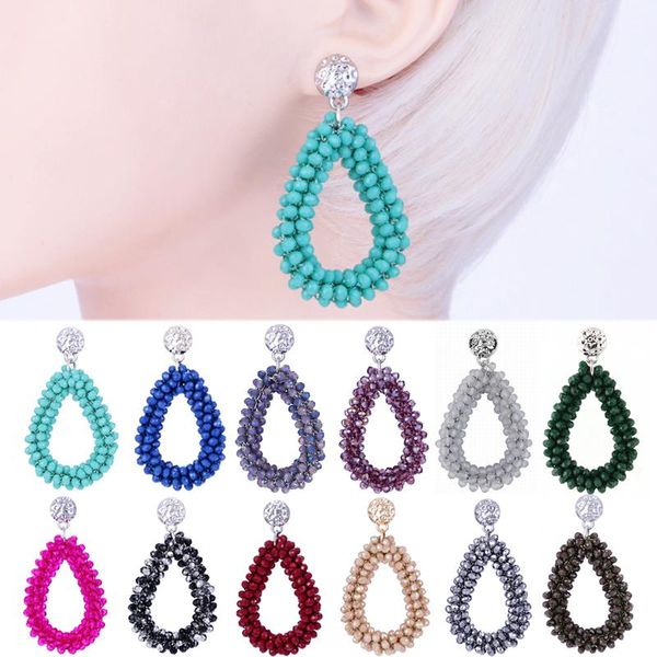1pair hanging long earrings big valentine's day gift girl crystal beads wedding female dripping candy color handmade wholesale dangle &, Silver
1pair hanging long earrings big valentine's day gift girl crystal beads wedding female dripping candy color handmade wholesale dangle &, Silver