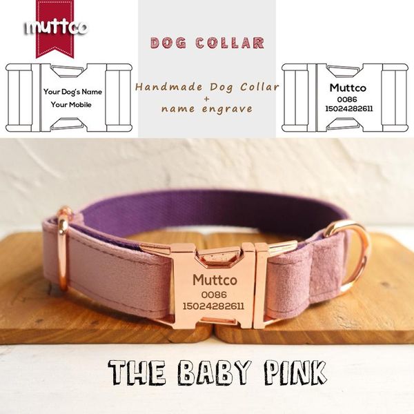 dog collars & leashes muttco engraved collar walking training leash custom puppy name the baby pink security udc080m
dog collars & leashes muttco engraved collar walking training leash custom puppy name the baby pink security udc080m