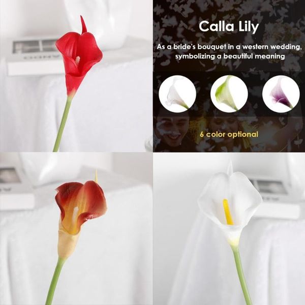 decorative flowers & wreaths artificial mini pu calla lily bride bouquet simulation fake flower pography props home party wedding decoration
decorative flowers & wreaths artificial mini pu calla lily bride bouquet simulation fake flower pography props home party wedding decoration