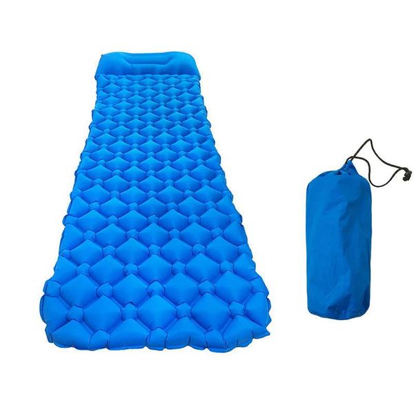 outdoor pads inflatable sleeping mat ultralight camping moistureproof air mattress with pillow folding pad hiking blue
outdoor pads inflatable sleeping mat ultralight camping moistureproof air mattress with pillow folding pad hiking blue