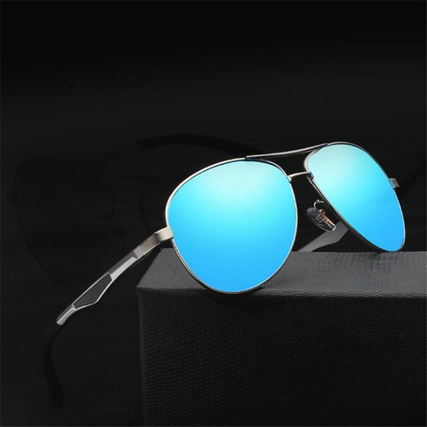 men sunglasses classic polarized driving metal designer glasses prescription big box uv400, White;black
men sunglasses classic polarized driving metal designer glasses prescription big box uv400, White;black