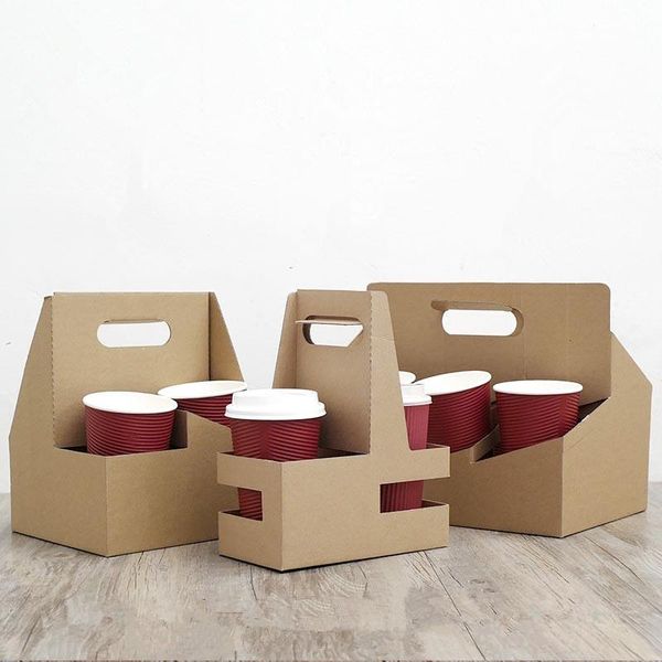 disposable cups & straws 10pcs net red kraft paper cup holder 2/4/6 coffee milk tea takeout packaging box thickened plastic beverage tray
disposable cups & straws 10pcs net red kraft paper cup holder 2/4/6 coffee milk tea takeout packaging box thickened plastic beverage tray