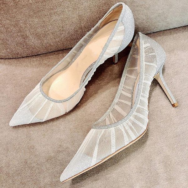 dress shoes wedding 2021 summer white gauze pleated silver lace pointed bridesmaid female, Black
dress shoes wedding 2021 summer white gauze pleated silver lace pointed bridesmaid female, Black