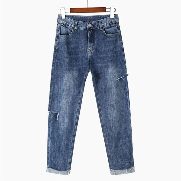 women's jeans women harem pants jean spring hole ripped bleached denim trousers high waist plus size cotton distressed, Blue
women's jeans women harem pants jean spring hole ripped bleached denim trousers high waist plus size cotton distressed, Blue