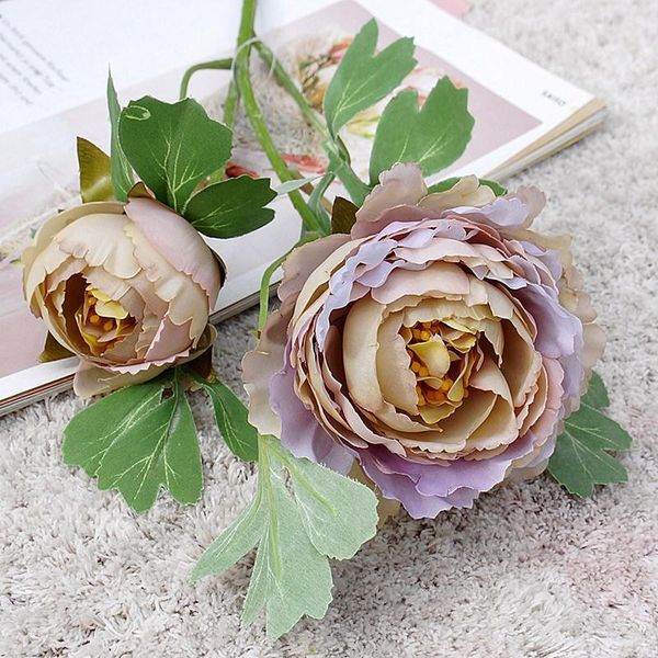 decorative flowers & wreaths silk peony branch with green leaves wedding el decoration artificial pography props flores
decorative flowers & wreaths silk peony branch with green leaves wedding el decoration artificial pography props flores