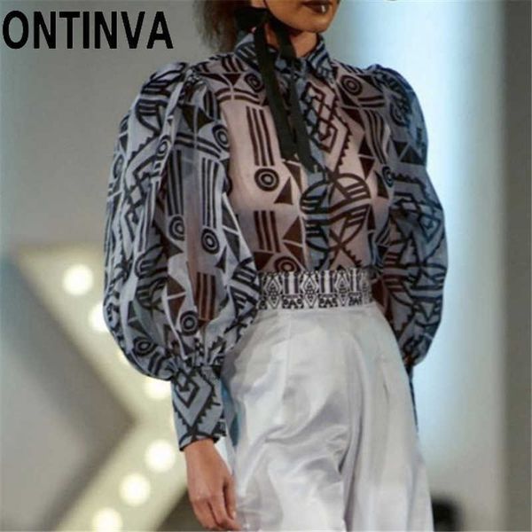 printed shirt blouses transparent see through bluas puff long sleeves female large size fall elegant women's fashion 210527, White
printed shirt blouses transparent see through bluas puff long sleeves female large size fall elegant women's fashion 210527, White