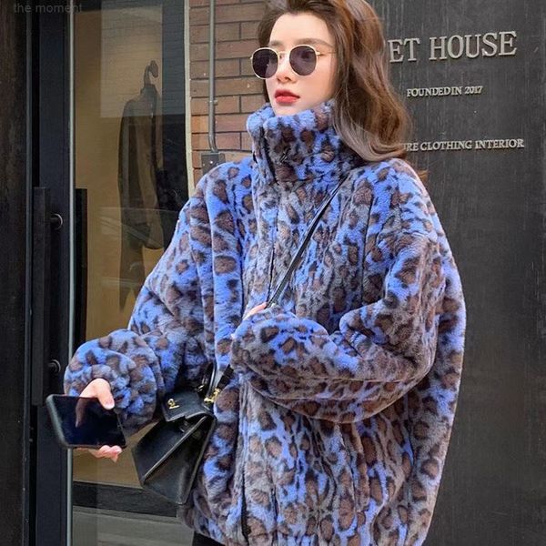 winter fashion oversized colorful leopard print faux fur coat women long sve zip up warm soft ffy korean et, Black
winter fashion oversized colorful leopard print faux fur coat women long sve zip up warm soft ffy korean et, Black