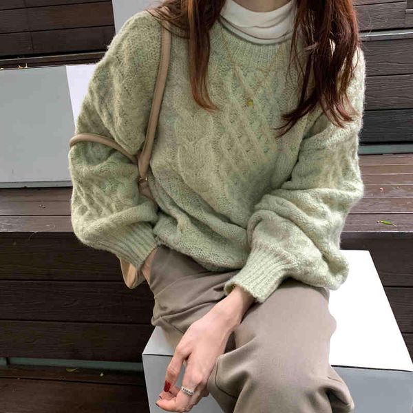 comelautumn fashion korean casual thickened solid sweater women o-neck loose long sleeve lazy pullover sweater 210515, White;black
comelautumn fashion korean casual thickened solid sweater women o-neck loose long sleeve lazy pullover sweater 210515, White;black