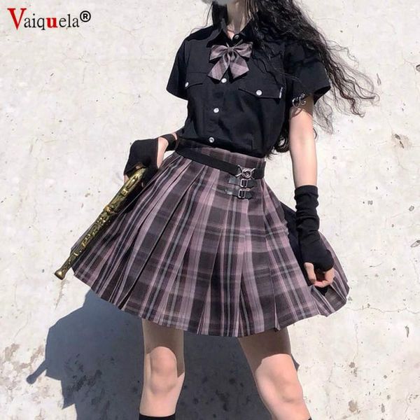 plaid skirts for girls summer high waist pleated women jk uniforms girl school dress students cloths, Black
plaid skirts for girls summer high waist pleated women jk uniforms girl school dress students cloths, Black