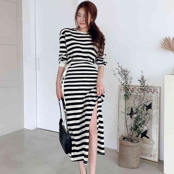 dresses women striped lace up office ladies elegant side split vestidos casual long sleeve robe autumn spring fhhv 5u62, Black;gray
dresses women striped lace up office ladies elegant side split vestidos casual long sleeve robe autumn spring fhhv 5u62, Black;gray