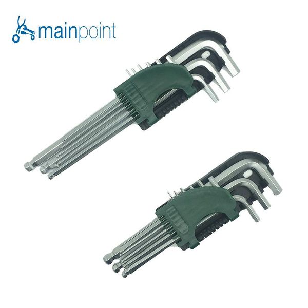 mainpoint 9pcs allen socket hex key hexagon wrench set reinforced toughen metric ball ended hand tools kit
mainpoint 9pcs allen socket hex key hexagon wrench set reinforced toughen metric ball ended hand tools kit