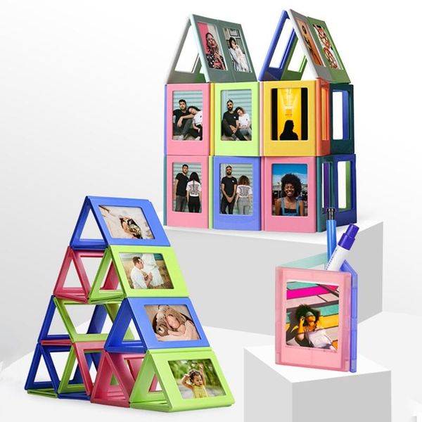 10pcs mini film po frame colorful double sided magnetic fridge kids artwork frames note schedule holder
10pcs mini film po frame colorful double sided magnetic fridge kids artwork frames note schedule holder