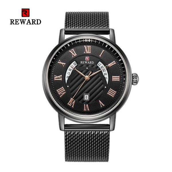 wristwatches reward stainless steel mesh belt men's casual fashionwatch ultra-thin quartz large calendarwindow business waterproof men&, Slivery;brown
wristwatches reward stainless steel mesh belt men's casual fashionwatch ultra-thin quartz large calendarwindow business waterproof men&, Slivery;brown