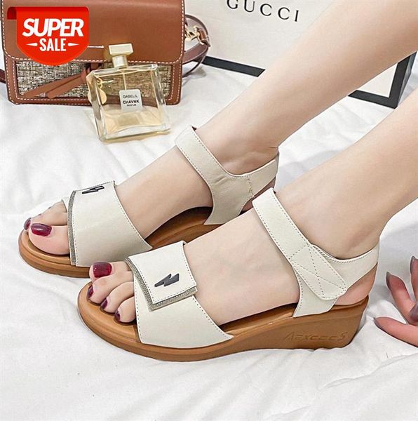 first layer cowhide sandals women breathable leather women's shoes casual round toe wedge #9b0e, Black
first layer cowhide sandals women breathable leather women's shoes casual round toe wedge #9b0e, Black