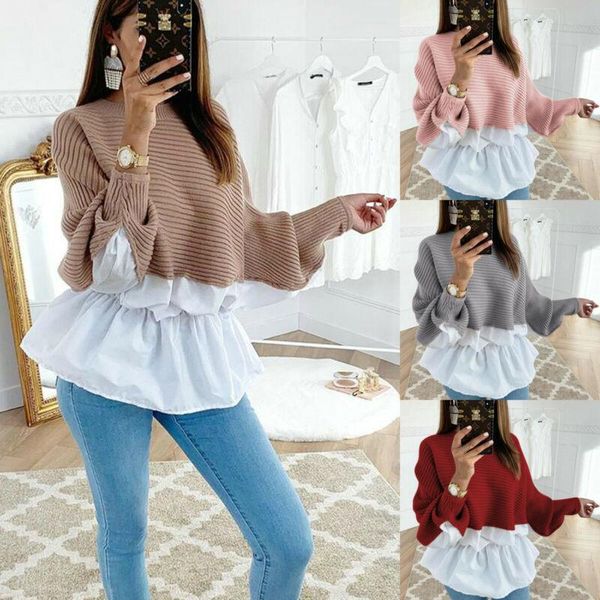 women's t-shirt 2021 women autumn long sleeve sweatshirt round neck knitted jumper pullover ladies casual loose winter warm sweater t, White
women's t-shirt 2021 women autumn long sleeve sweatshirt round neck knitted jumper pullover ladies casual loose winter warm sweater t, White