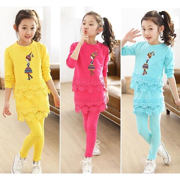3-10 years girls clothing sets spring cotton lace cute princess sweater and pants kids suit birthday present children, White
3-10 years girls clothing sets spring cotton lace cute princess sweater and pants kids suit birthday present children, White