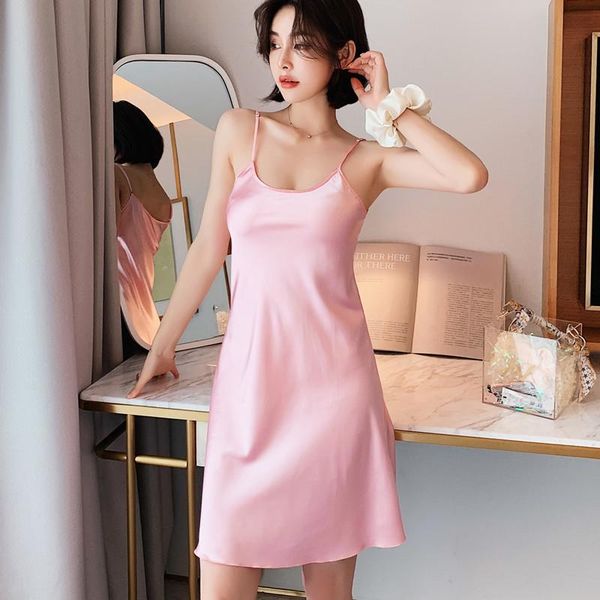 women's sleepwear summer women ice silk condole belt nightgown sleeveless dress sleep can wear outside plus size 2xl, Black;red
women's sleepwear summer women ice silk condole belt nightgown sleeveless dress sleep can wear outside plus size 2xl, Black;red