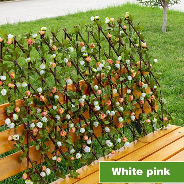fencing, trellis & gates expanding fence wooden hedge with artificial flower leaves uv protected privacy screen for garden backyard 40cm
fencing, trellis & gates expanding fence wooden hedge with artificial flower leaves uv protected privacy screen for garden backyard 40cm