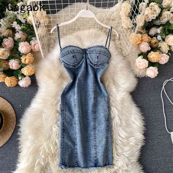 women vintage denim dress summer solid spaghetti strap sheath bodycon mini chic wild fashion dresses 210531, Black;gray
women vintage denim dress summer solid spaghetti strap sheath bodycon mini chic wild fashion dresses 210531, Black;gray