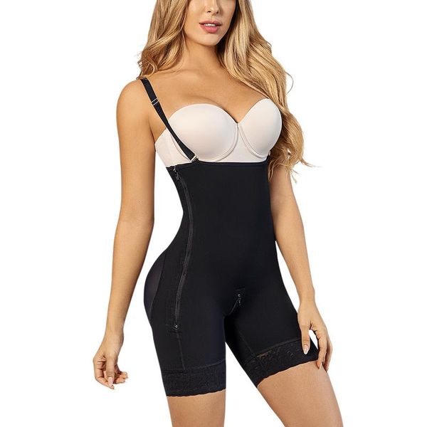 women's shapers women bodysuit postpartum tummy control side zipper shapewear slimming fajas lace full body shaper, Black;white
women's shapers women bodysuit postpartum tummy control side zipper shapewear slimming fajas lace full body shaper, Black;white