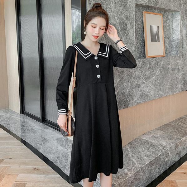 maternity dresses 3529# autumn winter korean fashion black dress slim elegant clothes for pregnant women pregnancy party long, White
maternity dresses 3529# autumn winter korean fashion black dress slim elegant clothes for pregnant women pregnancy party long, White