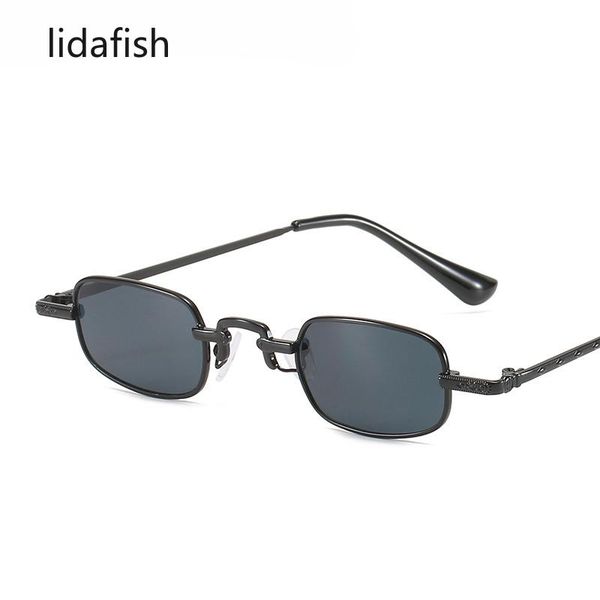 sunglasses lidafish luxury retro square small frame designers men metal uv400, White;black
sunglasses lidafish luxury retro square small frame designers men metal uv400, White;black