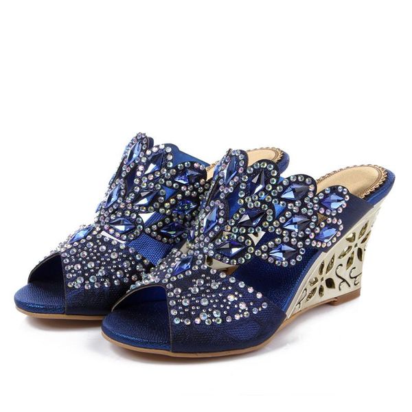 christia bella women fashion rhinestones high heels shoes bohemian style large size sandals wedge buckle, Black
christia bella women fashion rhinestones high heels shoes bohemian style large size sandals wedge buckle, Black