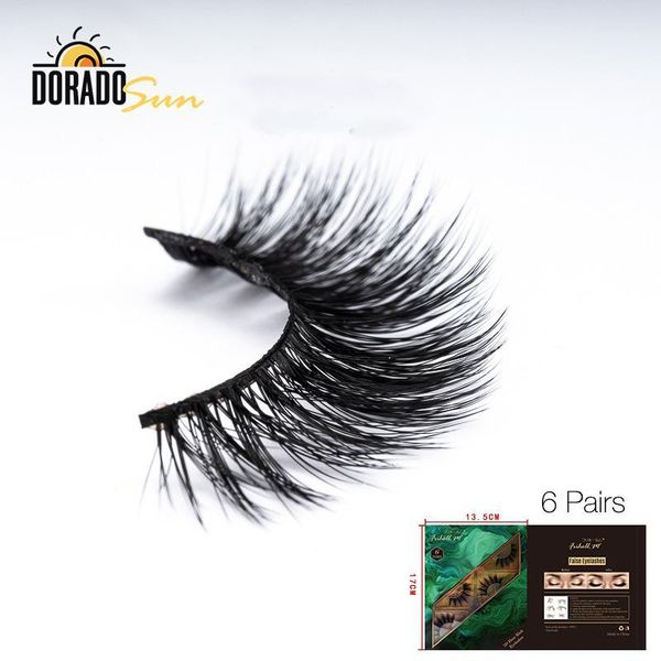 6 pairs 3d faux mink full strip lashes stripe natural long fake eyelashesthick soft false eyelashs makeup1
6 pairs 3d faux mink full strip lashes stripe natural long fake eyelashesthick soft false eyelashs makeup1