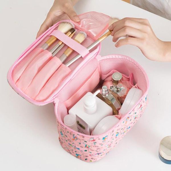 large-capacity portable small objects wash and fold hand print waterproof travel cosmetic bag bags & cases
large-capacity portable small objects wash and fold hand print waterproof travel cosmetic bag bags & cases