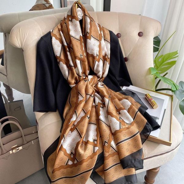 scarves 2021 silk forging women's spring summer classic fashion simple general printing like scarf shawl warm, Blue;gray
scarves 2021 silk forging women's spring summer classic fashion simple general printing like scarf shawl warm, Blue;gray