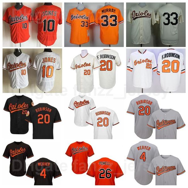 retro 1954 1970 1982 1989 2001 10 adam jones jersey vintage baseball 20 frank robinson 33 eddie murray 4 earl weaver 26 boog powell 35 mike, Blue;black
retro 1954 1970 1982 1989 2001 10 adam jones jersey vintage baseball 20 frank robinson 33 eddie murray 4 earl weaver 26 boog powell 35 mike, Blue;black
