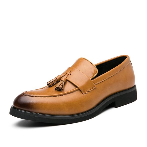 men leather shoes loafers formal elegant classic business wedding social fashion tassel casual flat brogue party big size 38-48, Black
men leather shoes loafers formal elegant classic business wedding social fashion tassel casual flat brogue party big size 38-48, Black
