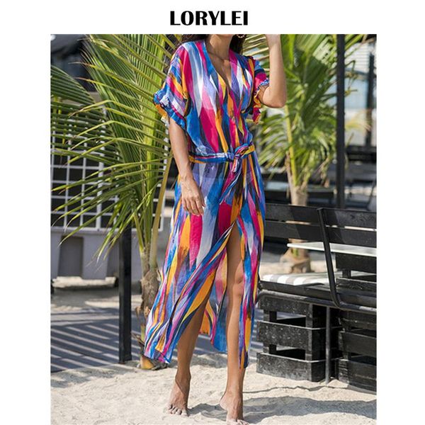 bohemian printed flare sleeve self belted bikini wrap dress chiffon tunic women summer beach wear cover-ups sarongs n830 women's swimwe, White;black
bohemian printed flare sleeve self belted bikini wrap dress chiffon tunic women summer beach wear cover-ups sarongs n830 women's swimwe, White;black