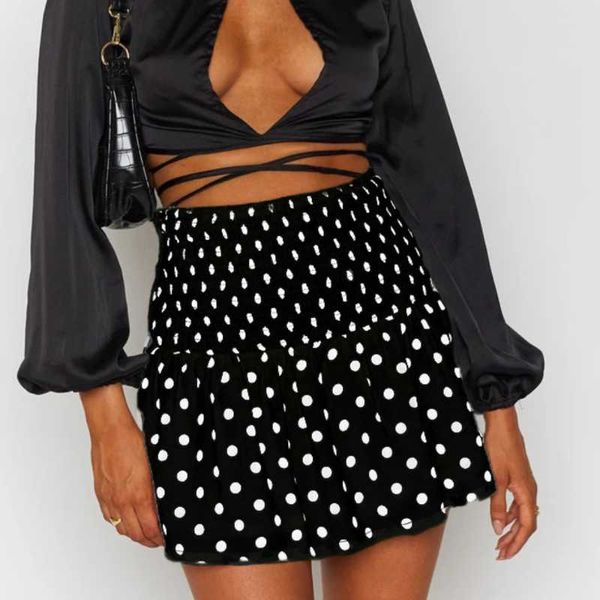 summer high waisted mini skirt dots elastic a line pleated basic classic woman skirts streetwear, Black
summer high waisted mini skirt dots elastic a line pleated basic classic woman skirts streetwear, Black