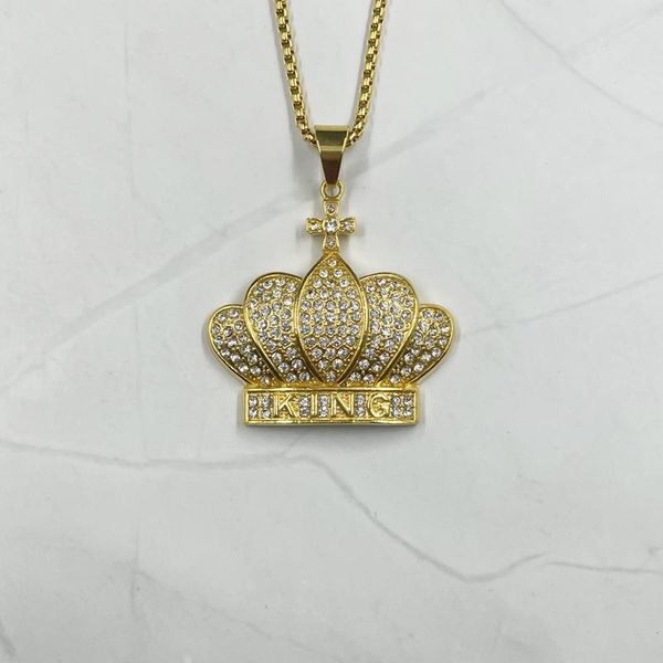 pendant necklaces men hip hop iced out bling crown rhinestone fashion male hiphop pendants necklace charm jewelry gifts, Silver
pendant necklaces men hip hop iced out bling crown rhinestone fashion male hiphop pendants necklace charm jewelry gifts, Silver