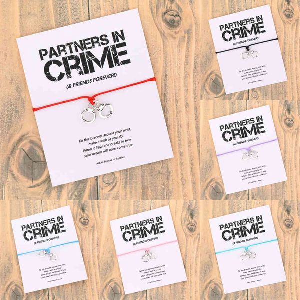 partners in crime bracelet handcuffs charm friends bracelet for women men accessories friendship gift handmade jewelry, Golden;silver
partners in crime bracelet handcuffs charm friends bracelet for women men accessories friendship gift handmade jewelry, Golden;silver